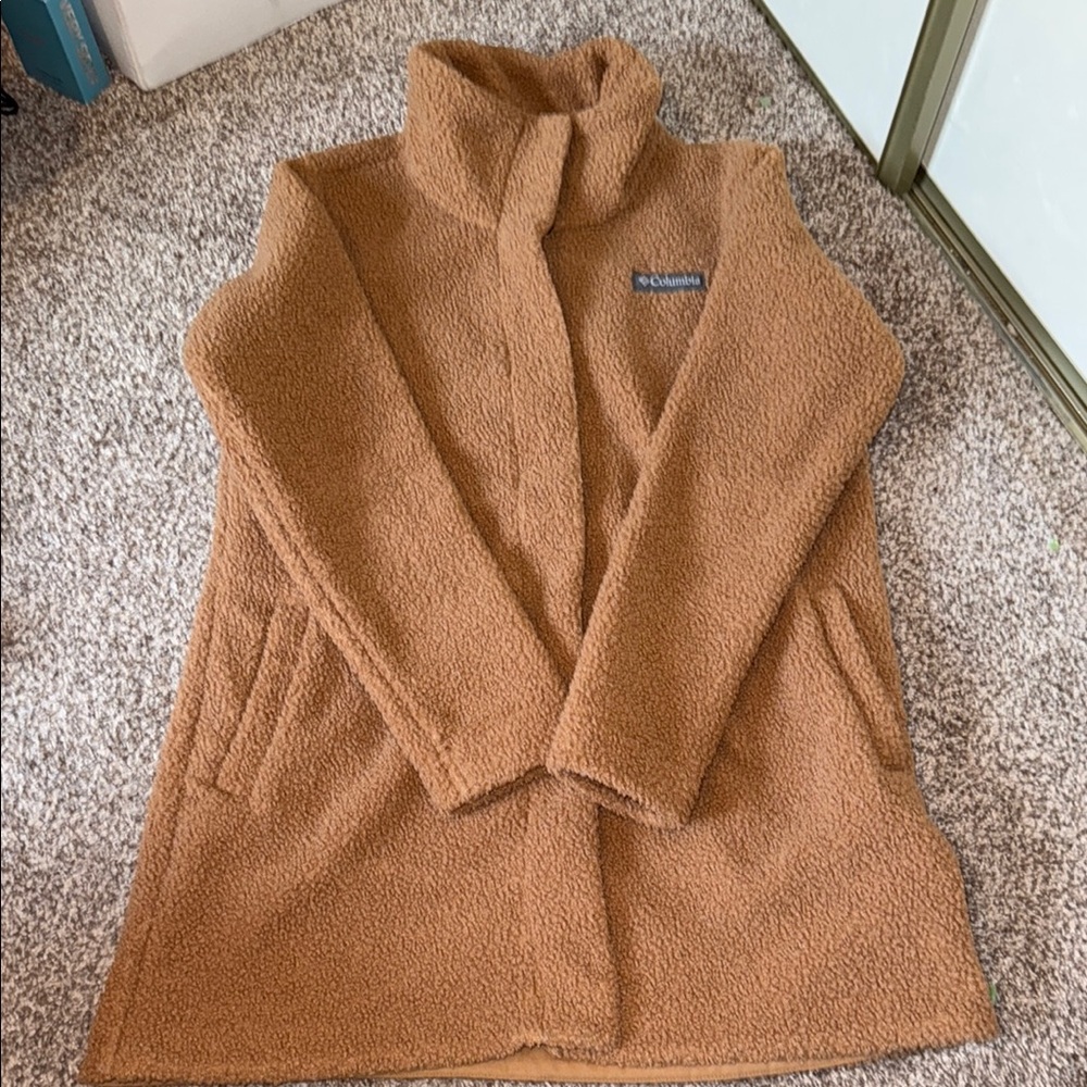 Columbia Camel Fleece Coat